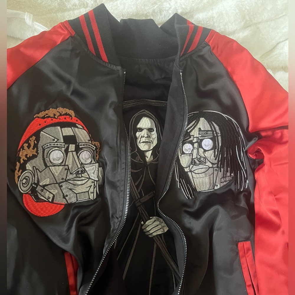 Bill And Ted’s Bogus Journey Reversible Bomber Jacket XS/S NEW